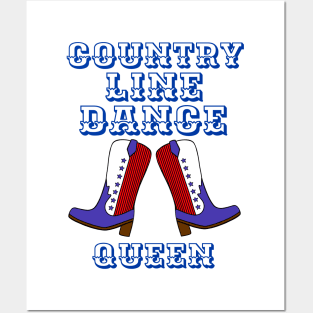 COUNTRY Line Dancer Posters and Art